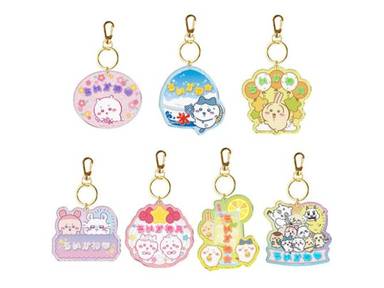 Bandai Candy Toys - Chiikawa Deco Name Charms (Original Box of 12)