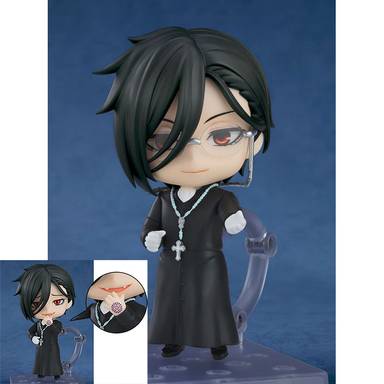 Good Smile Company Nendoroid 2670 Sebastian Michaelis: Sapphire Owl Ver. (Black Butler: Boarding School Arc) (Bonus Included)