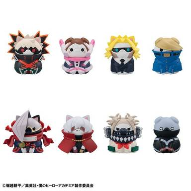 Megahouse Mega Cat Project PVC Figure My Hero AcademiaHeroaca Cats NO.02 (My Hero Academia) (Set of 8)