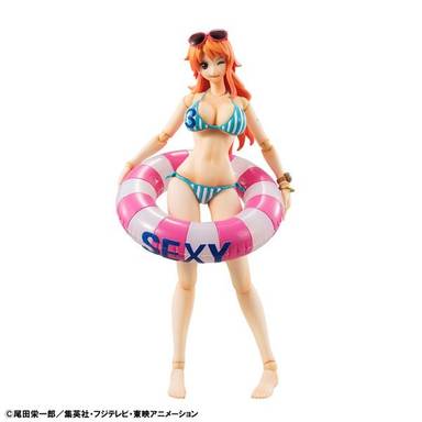 Megahouse Variable Action Heroes Action Figure Nami Ver. Summer Vacation (One Piece)