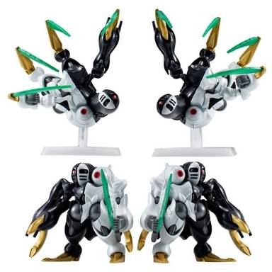 Bandai Candy Toys FW Gundam Converge Core Mobile Suit Crossbone Gundam Steel Seven Dictus Set