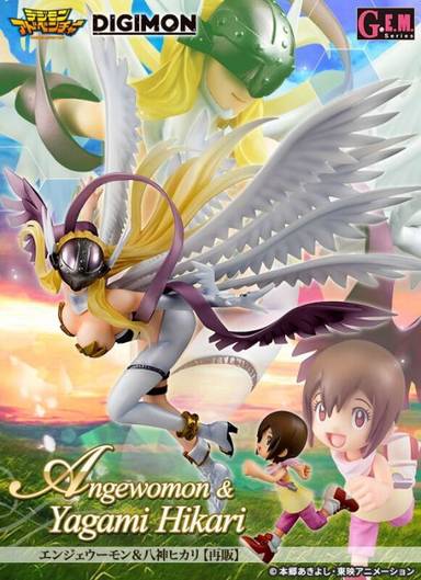 Megahouse G.E.M. Series PB Exclusive PVC Figure Angewomon & Yagami Hikari (Digimon Adventure)