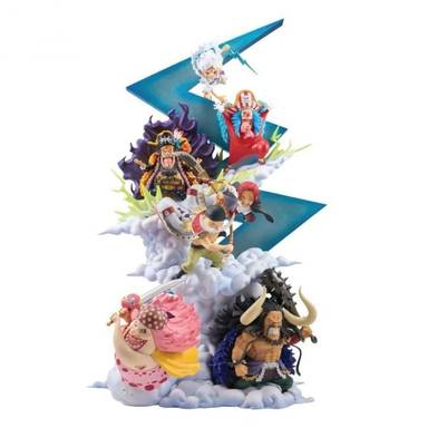 Banpresto WCF Premium Cranenking Figure - Old And New Four Emperors (One Piece)