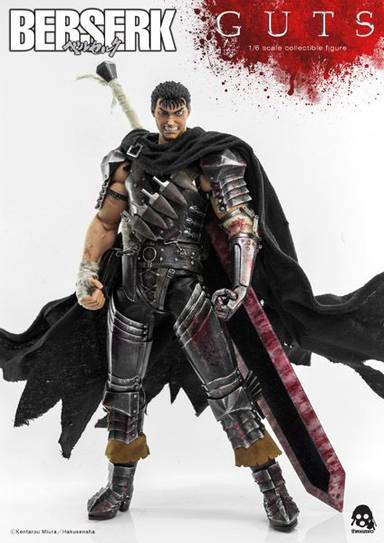 Threezero 1/6 Action Figure - Guts (Black Swordsman) (Berserk)