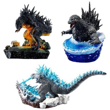 Megahouse PetitramaEX PVC Figure Godzilla 1.0 from 0 to 1 set (Godzilla minus one)