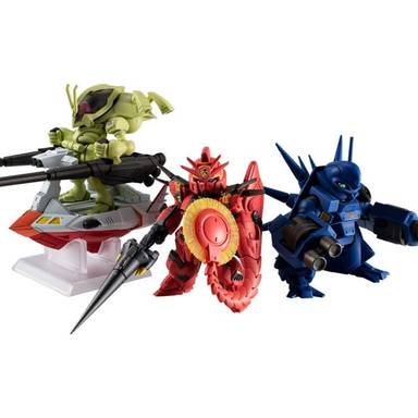 Bandai Candy Toys FW Gundam Converge Core Mobile Suit Crossbone Gundam Steel Seven A Team Set