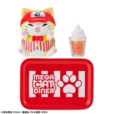 Megahouse Mega Cat Project PVC Figure NARUTO Nyaruto! MEGACAT DINER (Naruto) (Set of 6)