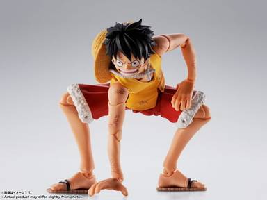 Bandai S.H.Figuarts SHF Action Figure Luffy -Summit War of Marineford- (One Piece)