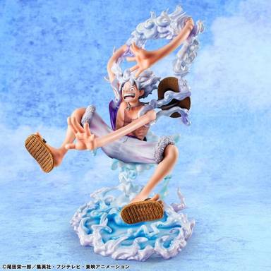 Megahouse Portrait.Of.Pirates PVC Figure Evolutionary History Monkey D. Luffy Gear 5 One Piece