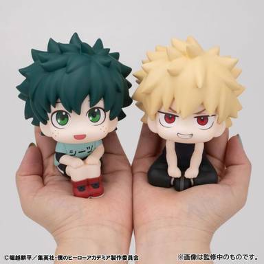 Megahouse Look Up Series Chibi Figure Izuku Midoriya & Katsuki Bakugo Casual Outfit Ver (My Hero Academia) (Bonus Included)