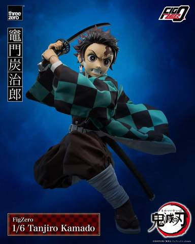 Threezero FigZero 1/6 Action Figure - Tanjiro Kamado"Demon Slayer: Kimetsu no Yaiba"