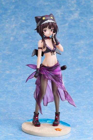 A.Dimension 1/7 PVC Figure Megumin Chomusuke Swimsuit- Ver. (Konosuba: Bakuen Wo)