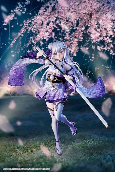 Kadokawa KDcolle 1/7 PVC Figure Emilia Combat Outfit ver. (Re:Zero Starting Life in Another World)