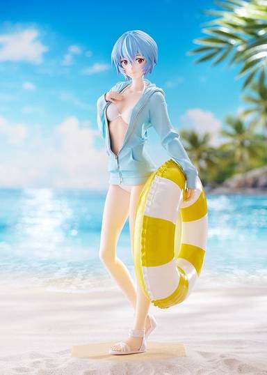 Good Smile Pop Up Parade PVC Figure Beach Queens Ayanami Rei L Size (Rebuild of Evangelion)