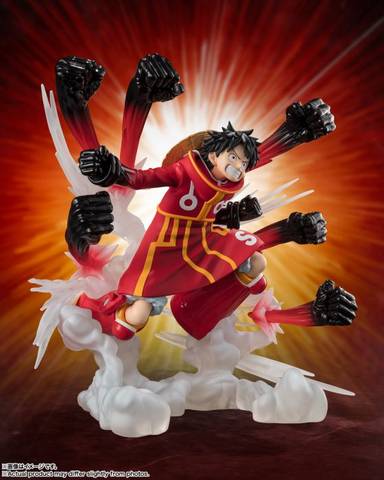 Bandai Figuarts ZERO Extra Battle PVC Figure Monkey D. Luffy -Gum Gum Hawk Gatling- (One Piece)