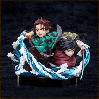 Aniplex+ PVC Figure Tanjiro Kamado&Giyu Tomioka (Demon Slayer: Kimetsu no Yaiba)