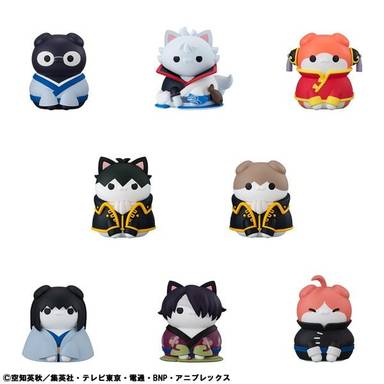 Megahouse Mega Cat Project PVC Figure Gintama Nyantama Go Meow-Meow Edition! (Set of 6)