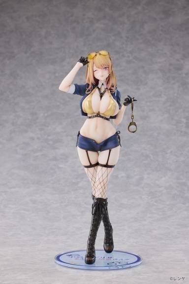 Hanabee 1/6 PVC Figure Gal Policewoman Takanashi Arisa (illustration by レンゲ) (Deluxe Edition)