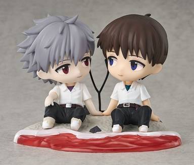 Good Smile Comapny Mini Memory PVC Figure Ikari Shinji & Nagisa Kaworu (Rebuild of Evangelion)