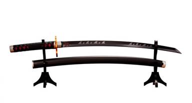 Bandai Proplica Figure Exclusive Nichirin Sword (Tanjiro Kamdo) Kyojuro Rengoku's Sword Guard ver. (Demon Slayer: Kimetsu no Yaiba)