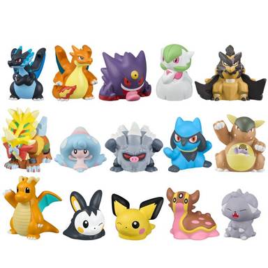 Bandai Candy Toys Pokemon Kids Mega Charizard X Mega Charizard Y Series (Original Box of 24)