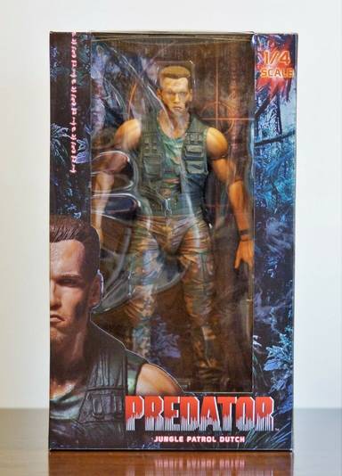 NECA Predator - Jungle Patrol Dutch Schaefer 1/4 Scale Action Figure by