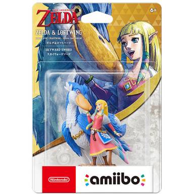 Nintendo Amiibo The Legend of Zelda Skyward Sword HD Zelda & Loftwing For Switch