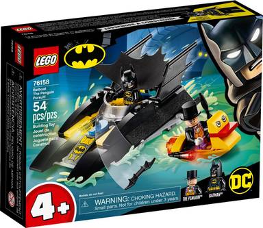 LEGO 76158 DC Comics Super Heroes Serieses Batboat The Penguin Pursuit!