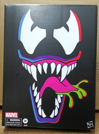 Hasbro Pulse Exclusive Marvel Legends Venom Action Figure In Hand