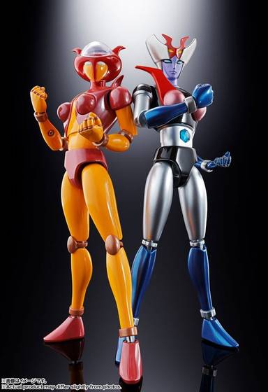 Bandai Soul of Chogokin GX-08R Aphrodite A vs GX-09R Minerva X "Mazinger Z"