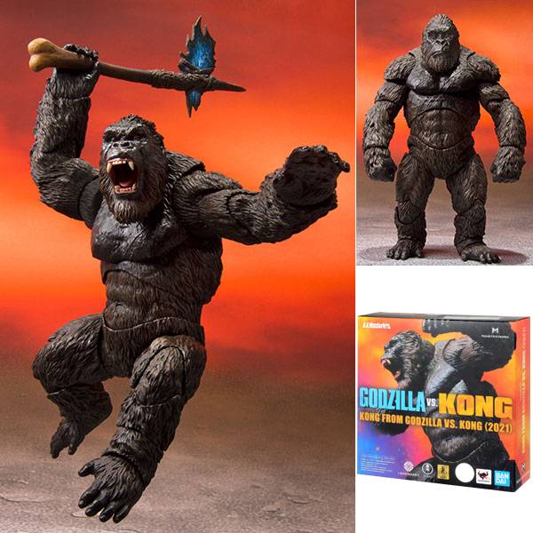BANDAI SPIRITS S.H.MonsterArts KONG from Movie "GODZILLA VS. KONG" (2021)