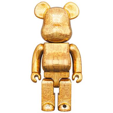 Medicom Be@rBrick BearBrick Yu-Gi-Oh Duel Monsters Millennium puzzle 400%