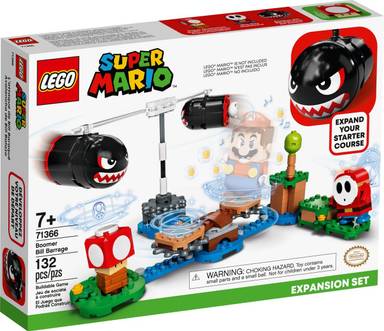 LEGO 71366 Super Mario Series Boomer Bill Barrage Expansion Set