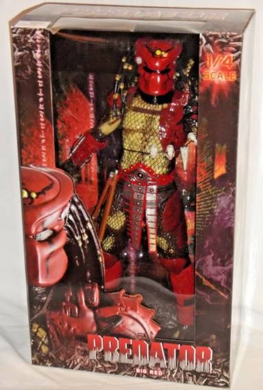 NECA MISP BIG RED PREDATOR 1/4 Scale 18" inch movie action figure 2013 REEL TOYS