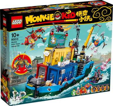 LEGO Monkie Kid's Series 80013 Team Secret HQ