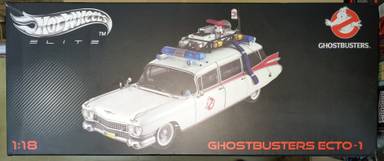 Hot Wheels Elite Ghostbusters Ecto -1 1/18 DieCast Model