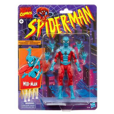 Marvel Legends 6” Retro Spiderman WEB-MAN