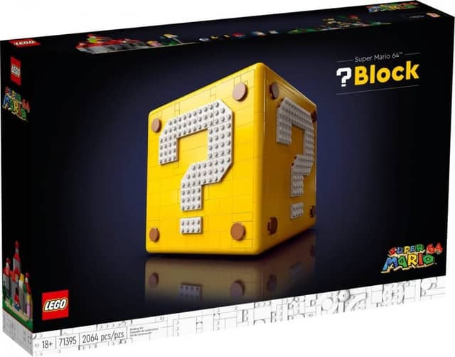 LEGO Super Mario Series 71395 Super Mario 64 Question Mark Block - Mario Image 1