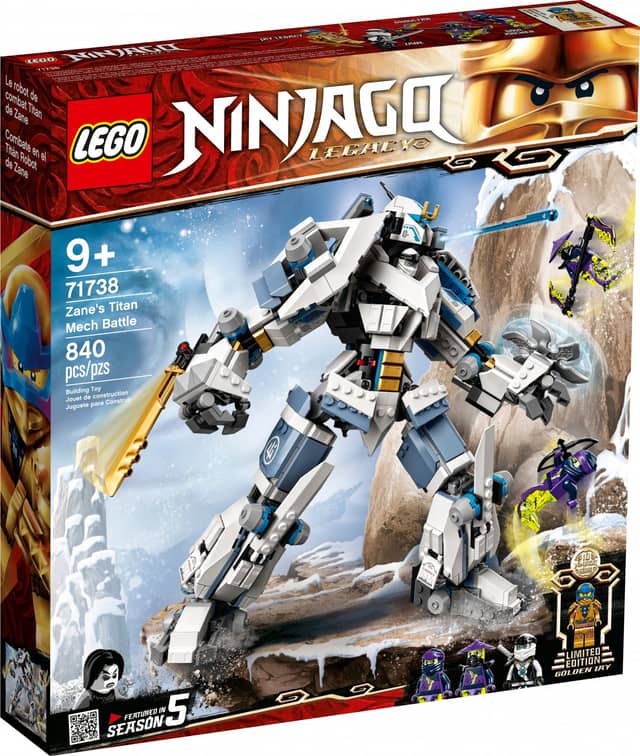 LEGO Ninjago Series 71738 Zane's Titan Mech Battle - Zane the Ice Ninja（LEGO Ninjago） Image 1